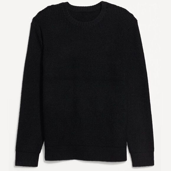 NWT! Men's Cozy Waffle-Textured Crew-Neck Sweater - Size XXXL - Picture 1 of 1